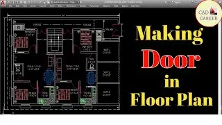 Single Pannel Door  in 2D Drawing Plan | Double Pannel Door in 2D Drawing Plan | Door Symbol in plan