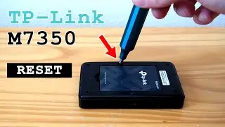 TP-Link M7350 mobile 4G router Wi-Fi • Factory reset