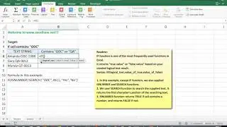 Excel   If cell contains certain text