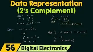 Data Representation using 2s Complement