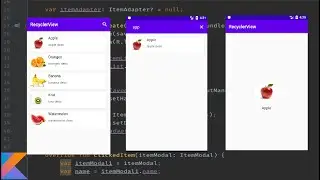 Android Recyclerview Tutorial With Search/Filter and OnClickListner (part1)
