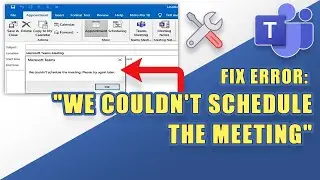 FIX: Teams - Outlook Error: 