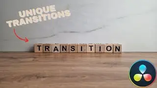 How to make Unique Transitions in DaVinci Resolve 18