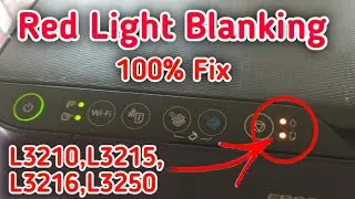 Epson L3210 Red Light Blinking Solution 100% Free || How To Reset Epson L3210 || Reset Epson L3210