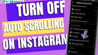 How to Turn off auto scrolling on Instagram in new update 2023 |Wiki General