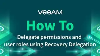 Delegate permissions and user roles using Recovery Delegation