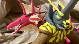 Godzilla world war of kaijus part 9 (claymation video)