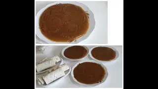 Un halvası(Tər halva) hazırladım.