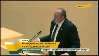 Президент Грузии выступил с ежегодным докладом