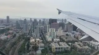 Spectacularly Smooth Landing into San Diego | Airbus A321 - 200