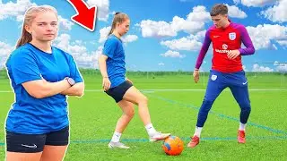 PRO WOMENS FOOTBALLER vs MENS FOOTBALLER - Who Wins?