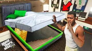 GTA 5 : I Found The Most Secret Underground Base Under Franklins Bed.. (GTA 5 Mods)