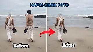 Cara Menghilangkan Objek Yang Mengganggu Pada foto  Pakai Aplikasi PicsArt || Cuma Satu Klik