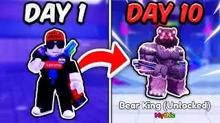 I Spent 10 Days Getting the BEST UNITS in Anime Defenders Roblox | Noob to Pro Episode 2