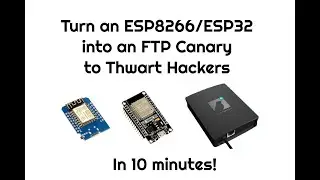 Create an FTP Canary Honeypot from an ESP8266 or ESP32 in 10 minutes