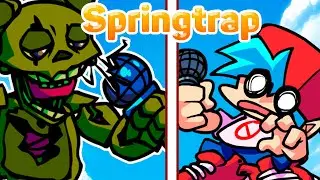 Friday Night Funkin' - VS Springtrap (FNF Mod Hard/FNF FNaF Mod)