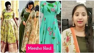 Meesho Long Gowns Haul | Boutique Style Dresses | Trending Long Gowns| Meesho Haul