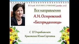 Аргументы для всех направлений в пьесе А.Н. Островского 