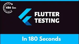 Flutter testing in 180 Seconds