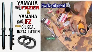 Yamaha Fazer & yamaha Fz fork oil Seal installation