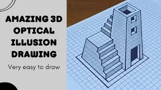 Unbelievable 3D Illusions on Graph Paper | You Won't Believe Your Eyes! 3d illusion drawing easy