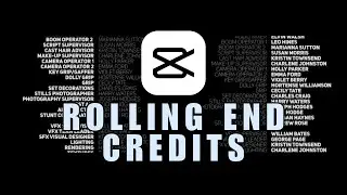 ❤️ COMPLETE WALKTHROUGH: How to Make Rolling End Credits / Credit Title in CapCut