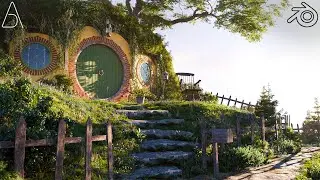 Recreating The Shire in Blender 4.0