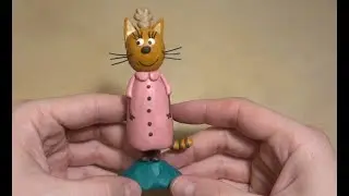 Пластилиновая мама из мультфильма три кота.