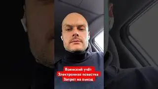 Реестр воинского учёта граждан Электронная повестка. Ограничение на выезд. Военкомат. Юрист