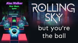 Rolling Sky but you're the ball... Ignite (Rolling Sky First Person)