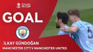 GOAL | İlkay Gündoğan | Manchester City 2-1 Manchester United | Emirates FA Cup 2022-23