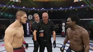 Khabib Nurmagomedov vs. Charles Bennett (EA sports UFC 3) - CPU vs. CPU - Crazy UFC 👊🤪