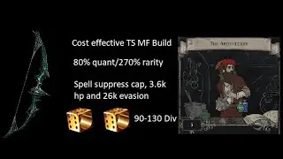 Cost Effective MF Tornado Shot - 80% quant and not Zhp - Farm Apothecarys - 3.22 Path of Exile