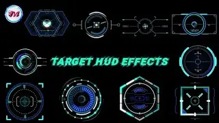 BLACK SCREEN TARGETS HUD EFFECTS
