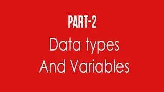 Java for competitive programming - part 2 | Data types and Variables