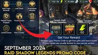 September 2024 Promo Code | Raid Shadow Legends Guide
