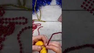 Игрушка на уличную ёлку своими руками 