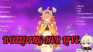 GENSHIN IMPACT LIVE | BUILDING VERESA 