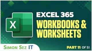 Excel 365 for Beginners: How to Organize, Color, and Copy Your Worksheets (11 of 51)