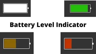 Battery Level Indicator With Animations In HTML CSS By Labham Jain