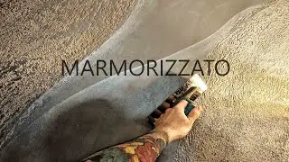 Incredibly beautiful TEXTURE PLASTER in the style of marmorizzato / DECORATIVE PLASTER master class