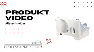 Starlyf Professional Slicer | abgeschrägter klappbarer Brotschneider | Allesschneider | Deutsch