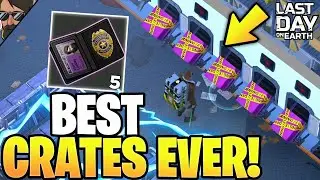 I OPENED THE BEST CRATES IN THE GAME EVER! (ALL PURPLE CRATES) IN LDOE | Last Day on Earth: Survival