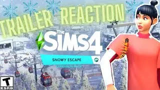 SNOWY ESCAPE TRAILER REACTION: SIMS 4 NEWS 2020