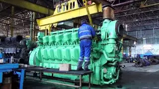 Large Diesel Engine Maintenance - Train Engine Maintenance Process