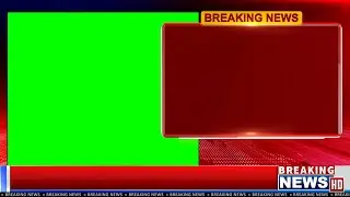 Breaking News 🚨 Bumper Green Screen | Free HD Chroma Key Effect (No Copyright)