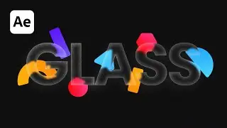 Mastering Glass Distortion Typography & Animation in After Effects!