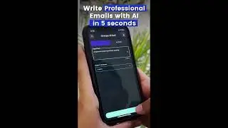 Write Emails with AI in 5 seconds | AI Email Writer | A1 Apps
