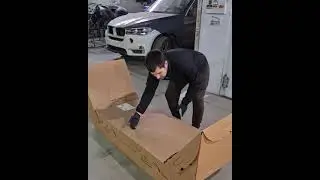 Распаковка нового оригинального бампера от BMW.