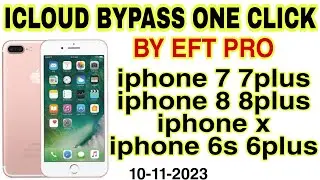 icloud Bypass  ios 15.8 iPHONE 7 PLUS, iPHONE 8 ,8 PLUS, iPHONE X BYPASS, iPHONE 7 BYPASS by eft